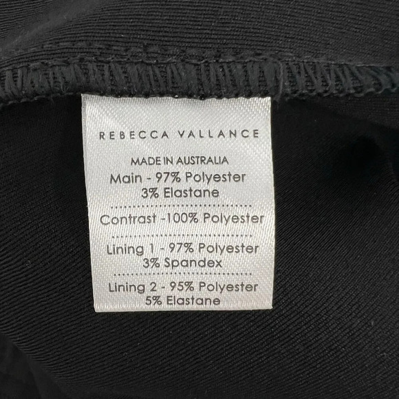 Rebecca Vallance Sophia Crepe 3D Lace Trim Strapless Jumpsuit Straight Leg Black - Picture 11 of 13